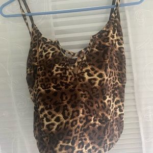 Cheetah crop top